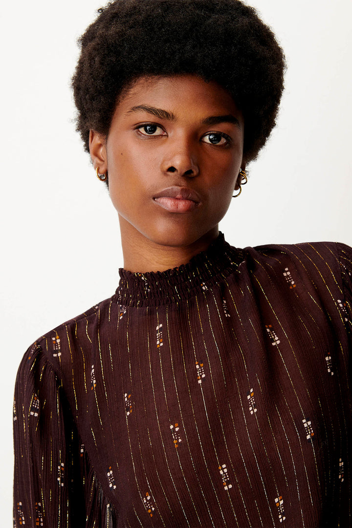 Blusa con Arricciature Duchess