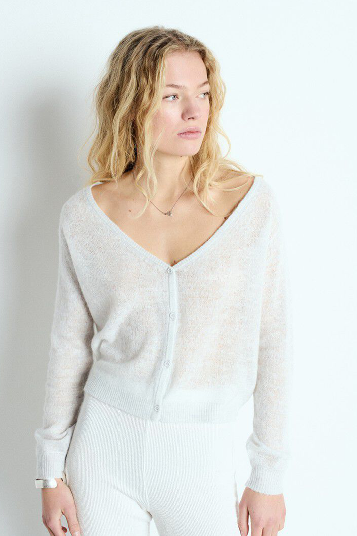 Cardigan Scollo a V Dumy