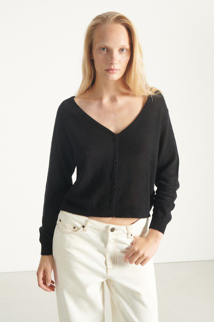 Cardigan Scollo a V Dumy