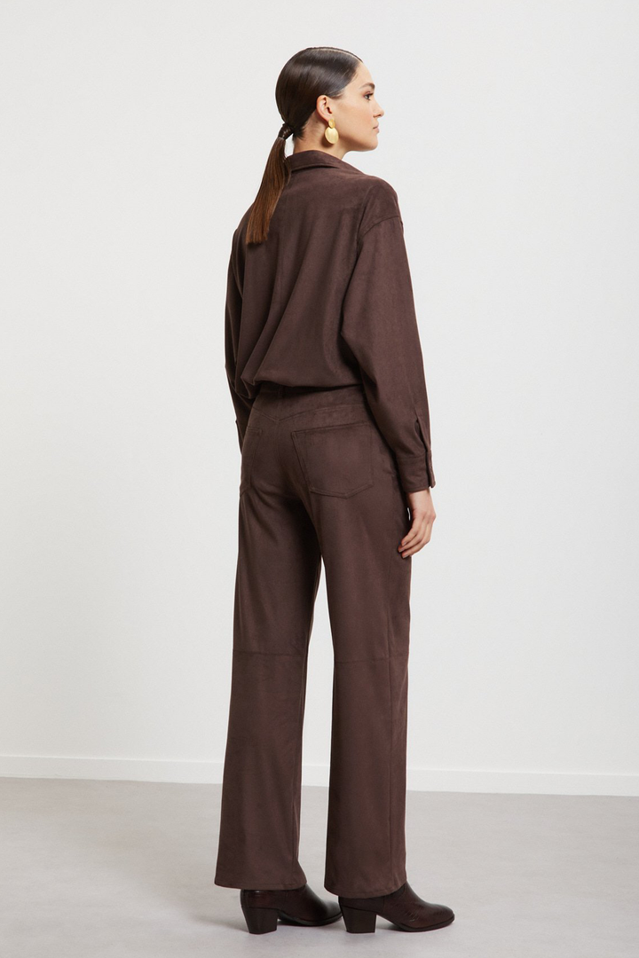Pantaloni 5 Tasche in Suede