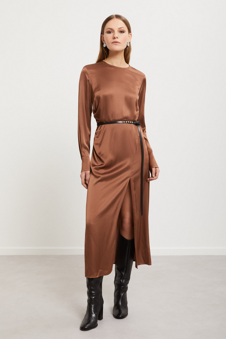 Abito Lungo Satin