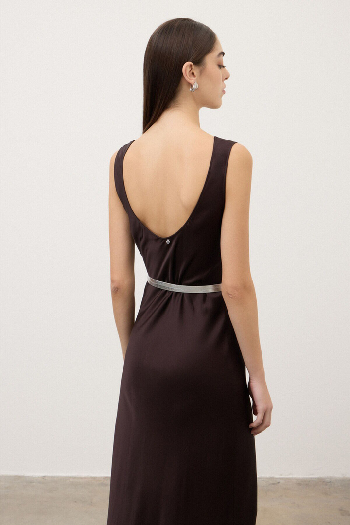 Abito Lungo Satin