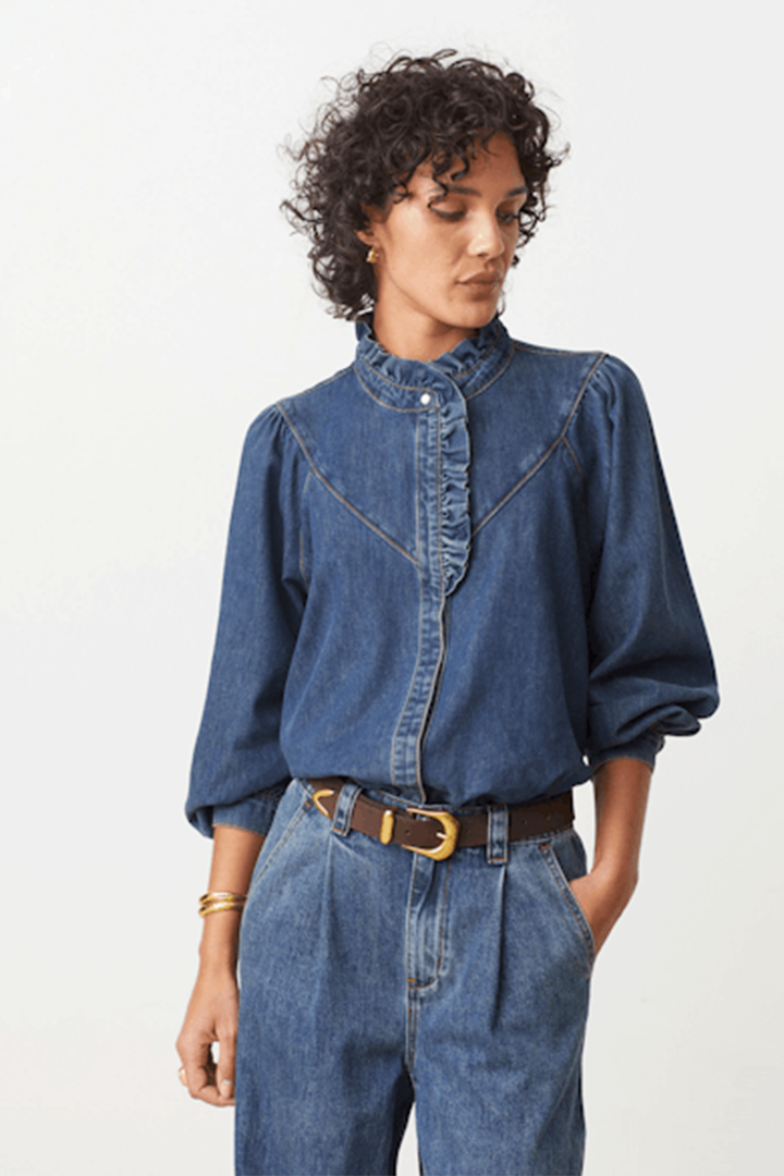 Camicia in Denim Lively