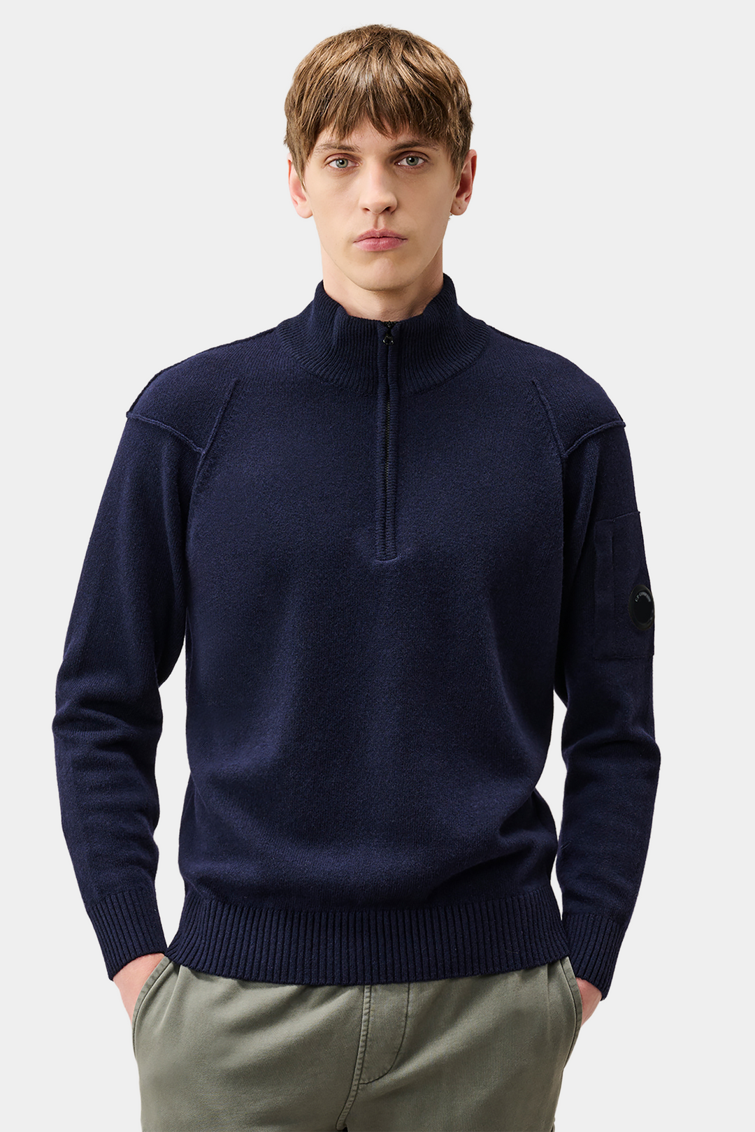 Maglia Half Zip in Lambswool