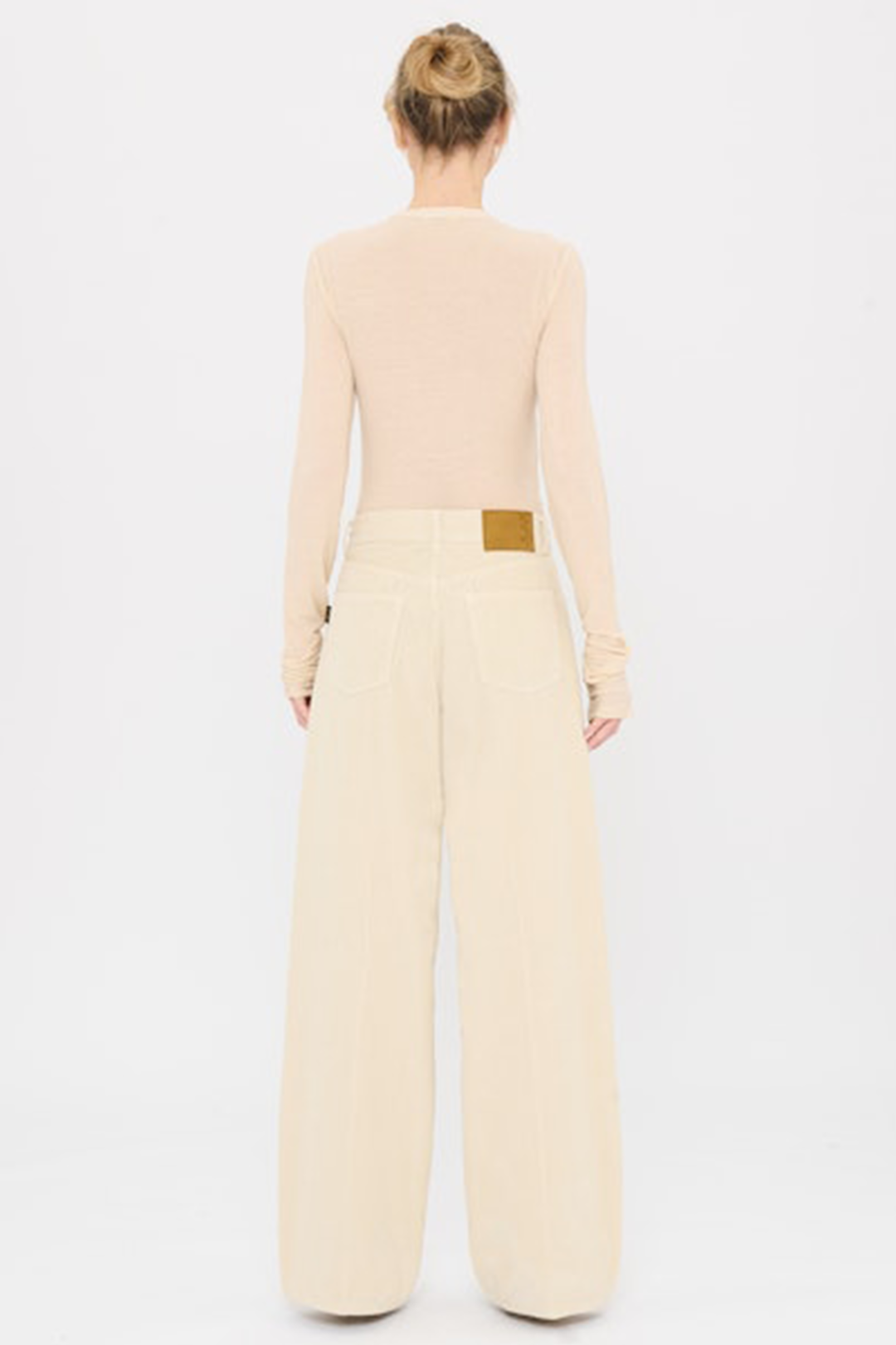 Pantaloni Boyfit Wide Bethany Velvet