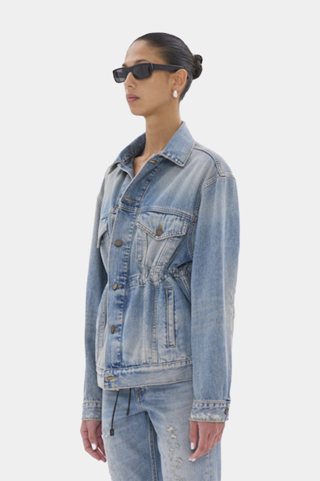 Giubbotto in Denim Clay