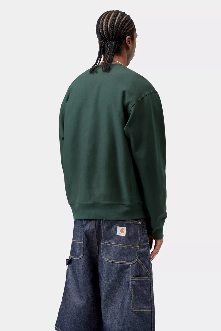 Felpa Girocollo American Script