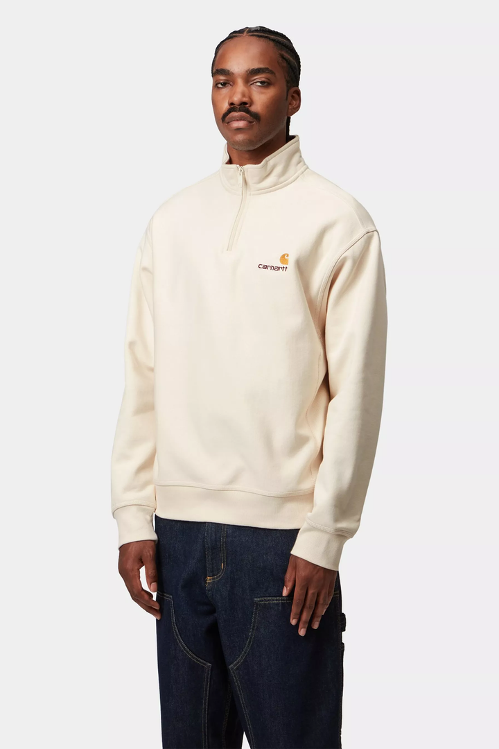 Felpa Half Zip American Script