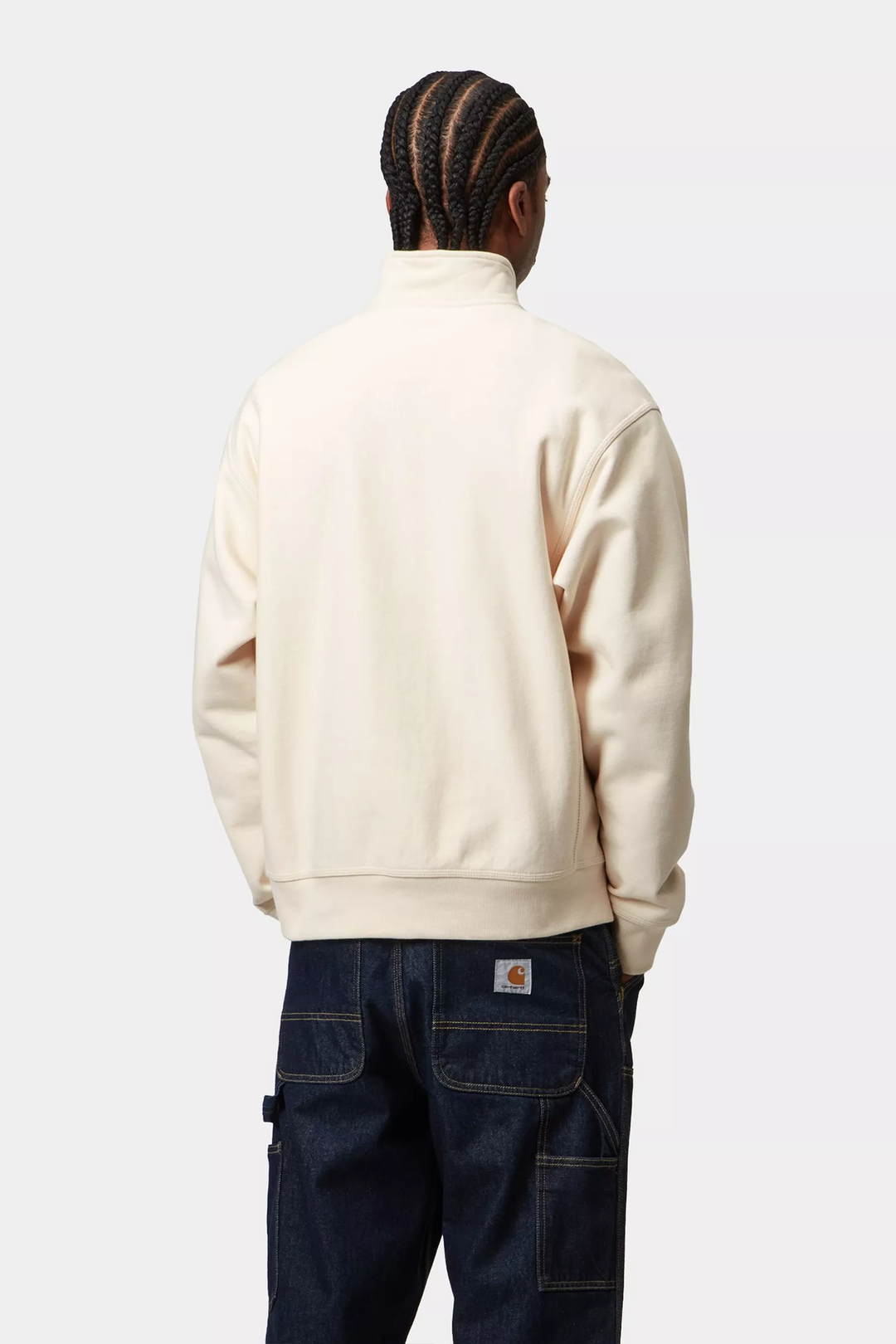 Felpa Half Zip American Script