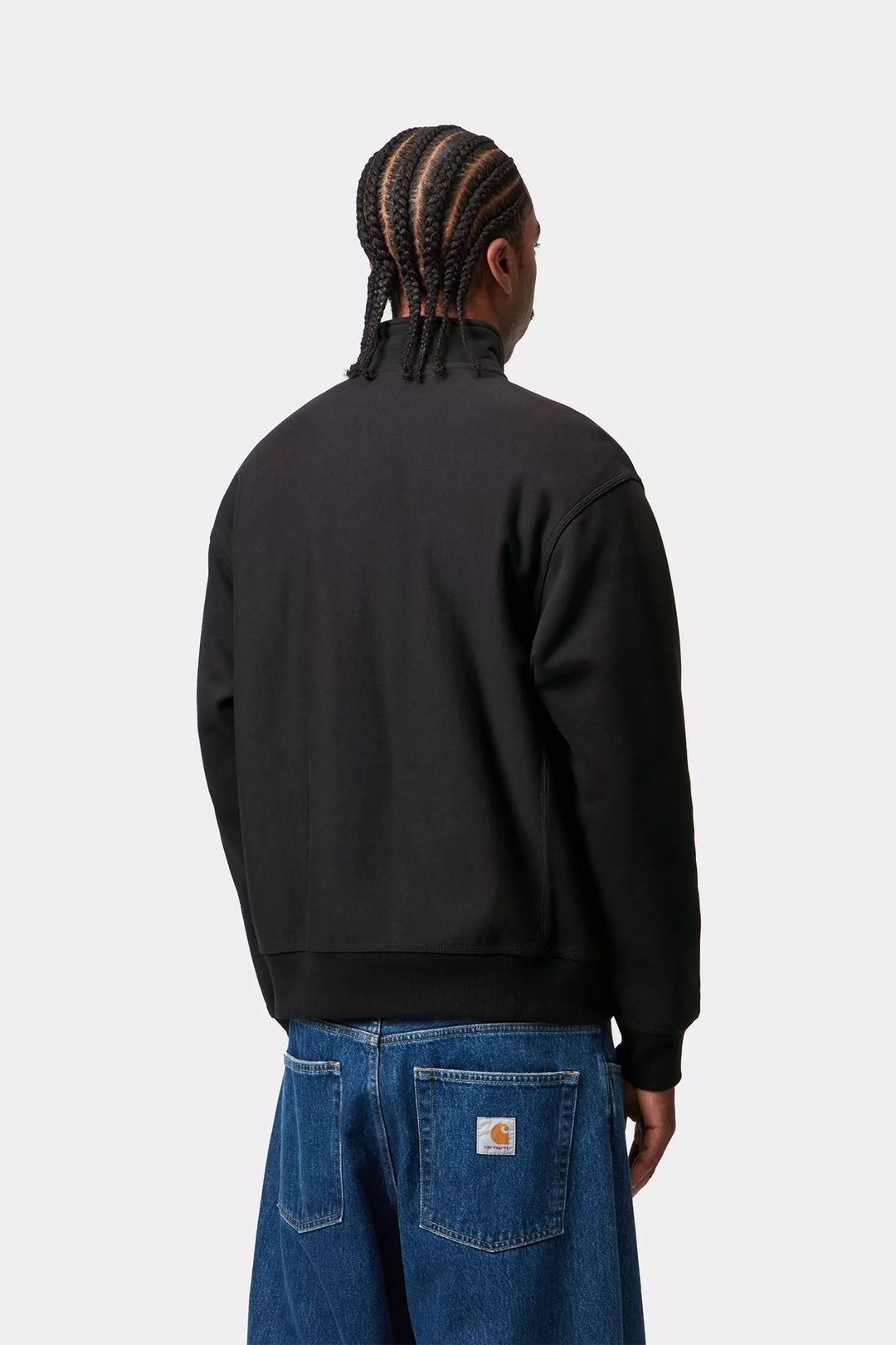 Felpa Half Zip American Script