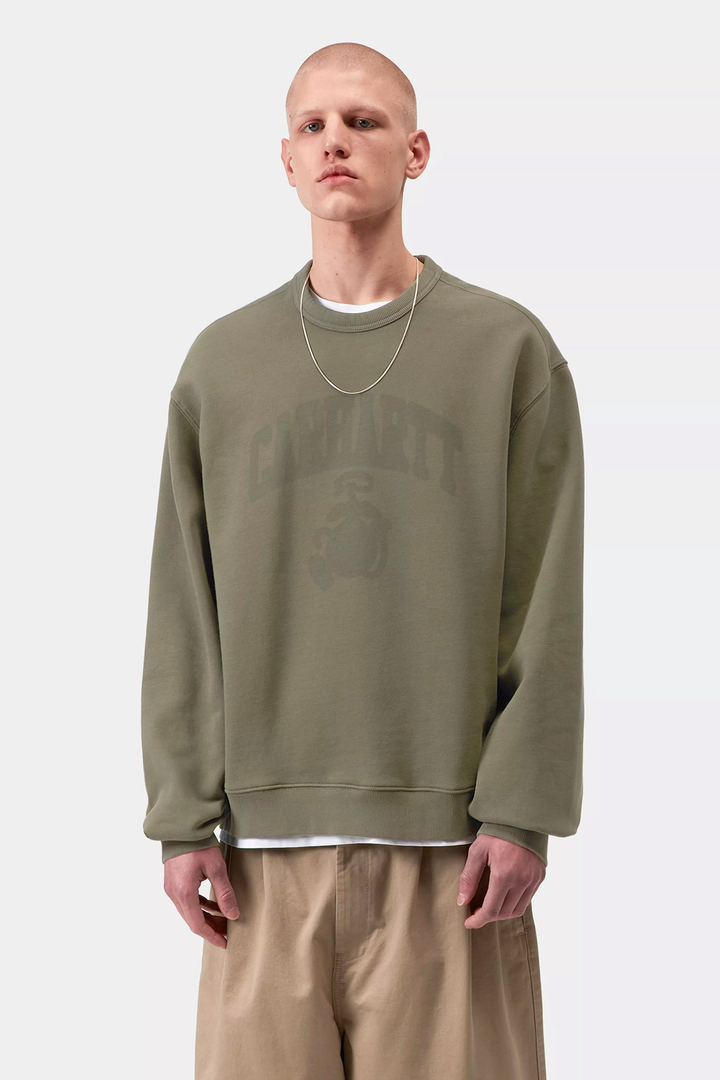 Felpa Girocollo Faded Pond Corps