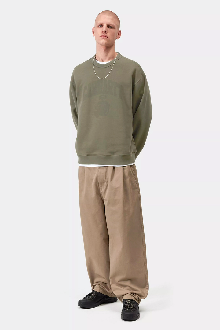 Felpa Girocollo Faded Pond Corps