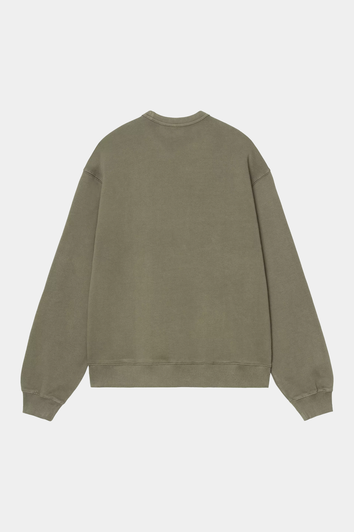 Felpa Girocollo Faded Pond Corps