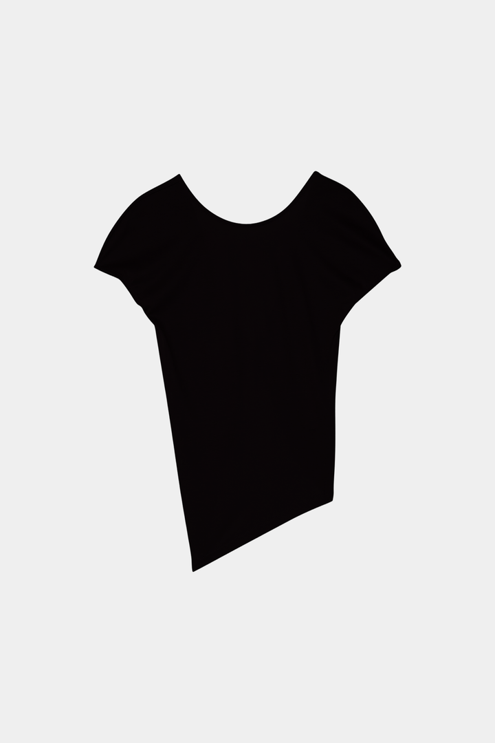 T-Shirt con Schiena Scoperta