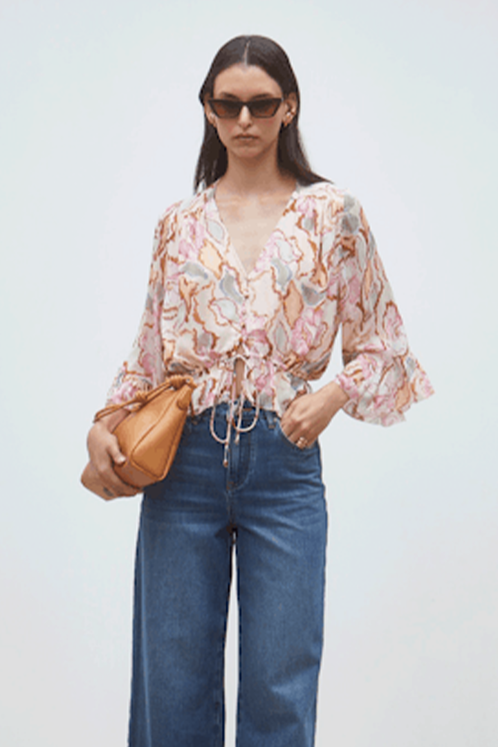 Blusa con Coulisse Lana