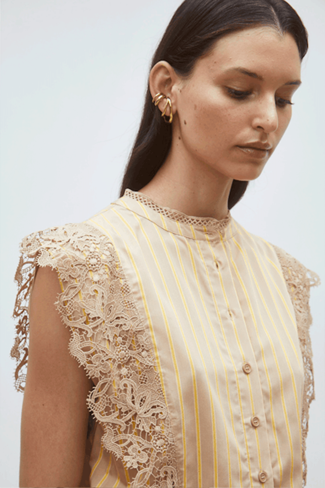 Blusa Smanicata Lazur