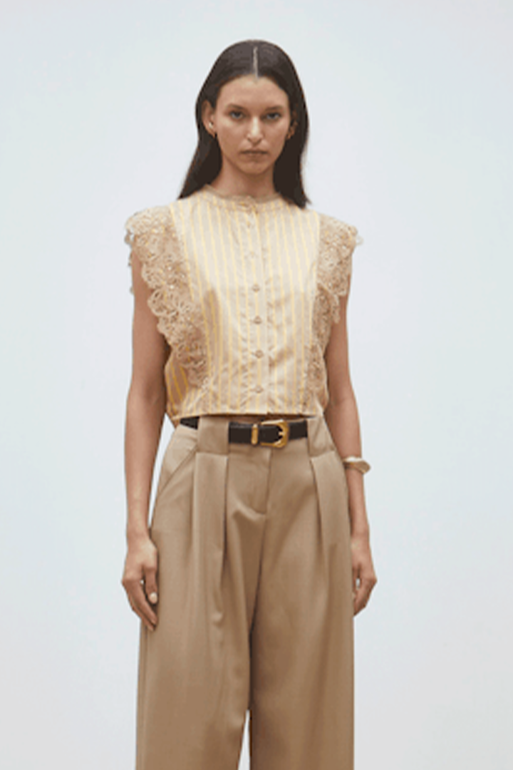 Blusa Smanicata Lazur