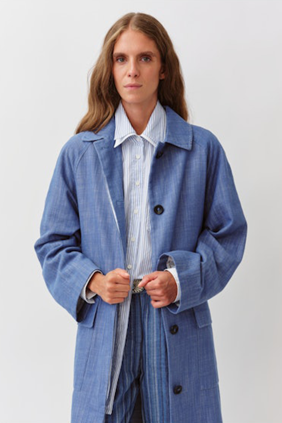 Trench in Denim Malazo