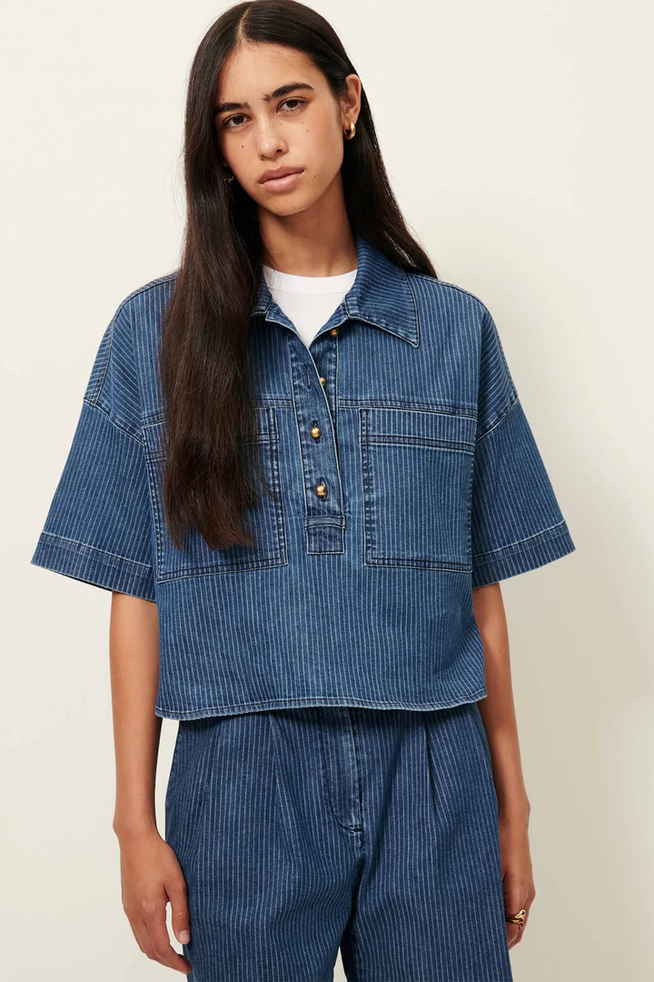 Polo in Denim Newport