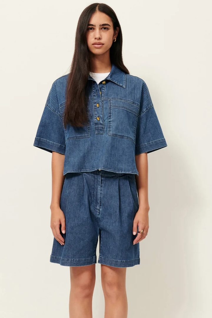 Polo in Denim Newport