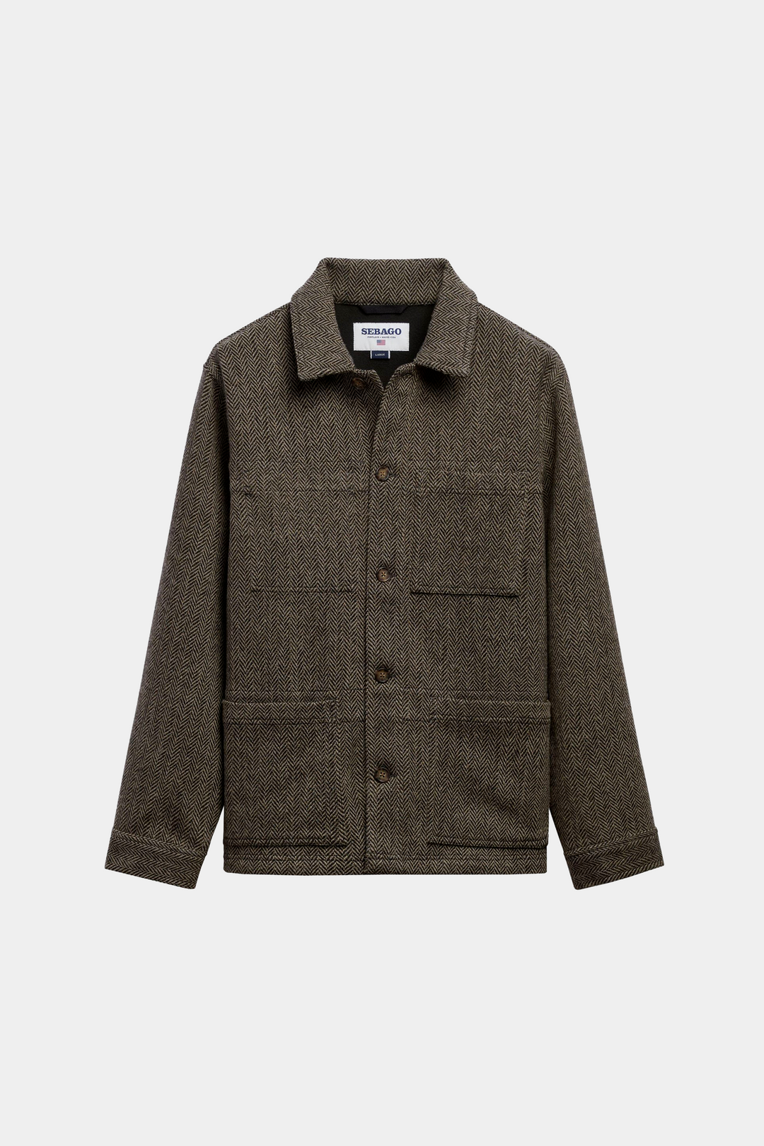 Overshirt Door Herringbone