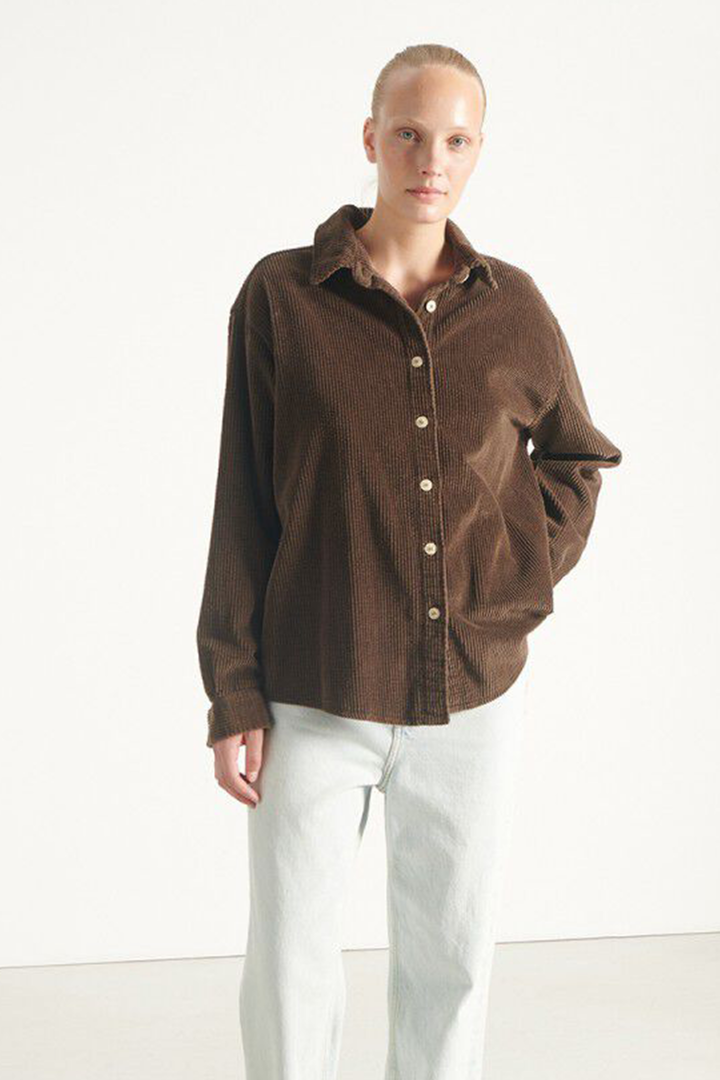 Overshirt in Velluto Padow