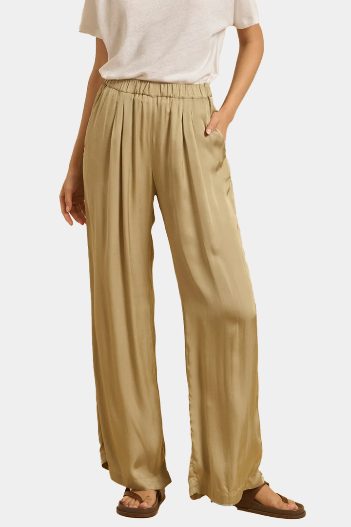 Pantaloni Palazzo con Pences Portio