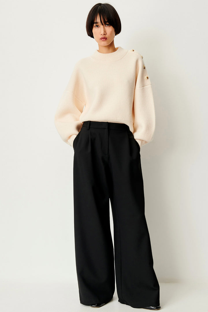 Pantaloni Ampi con Pences Provenco
