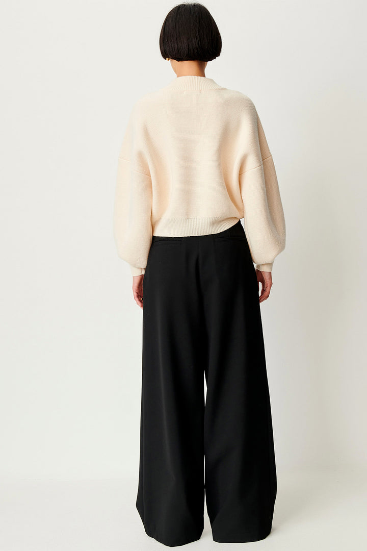 Pantaloni Ampi con Pences Provenco
