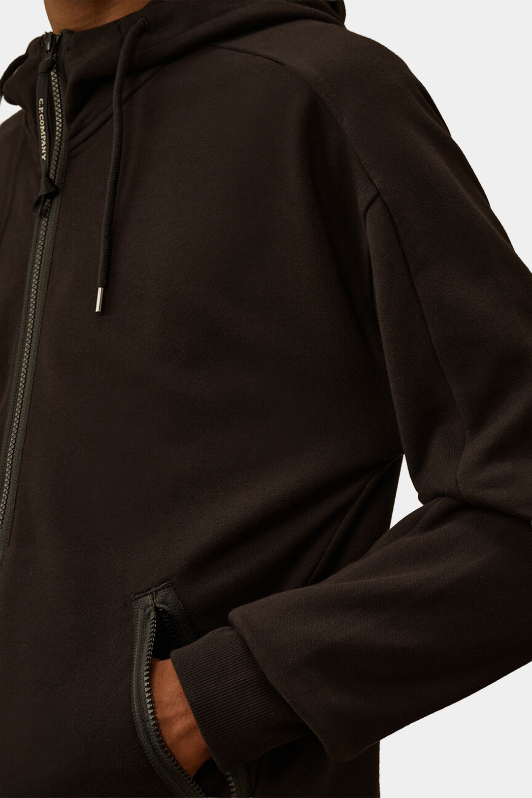 Felpa con Cappuccio Diagonal Goggle