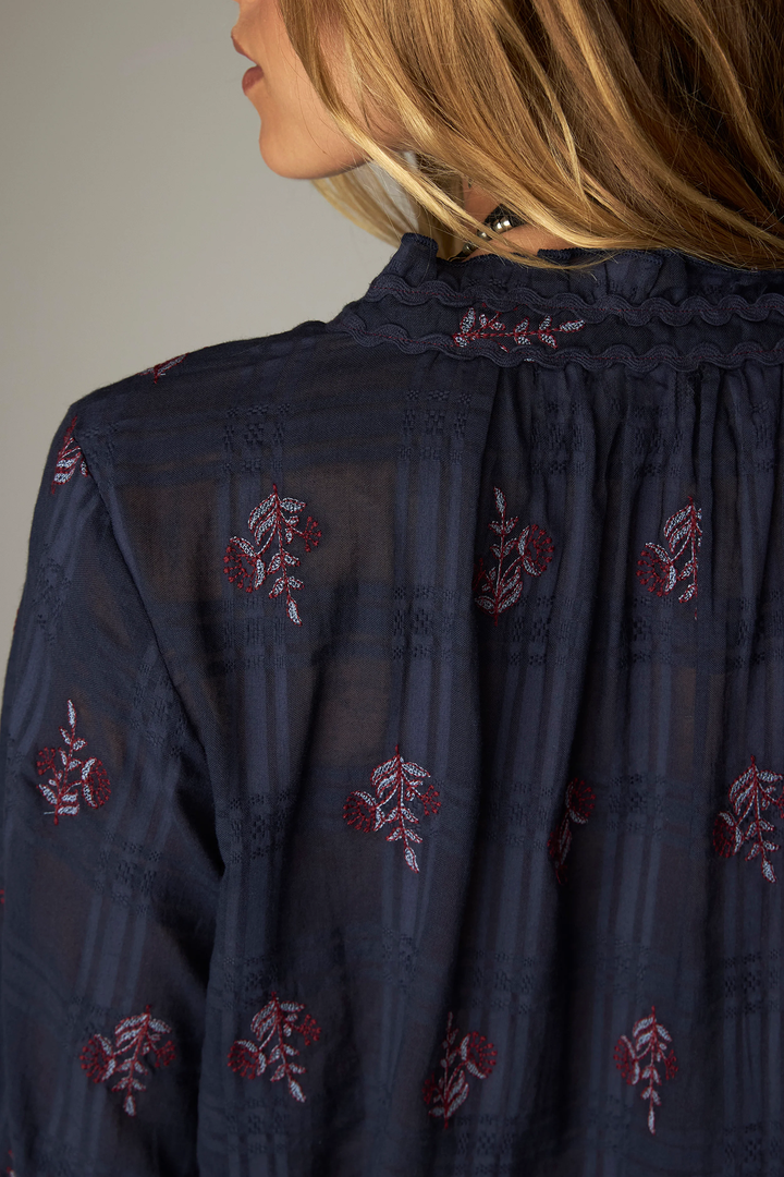 Camicia con Rouches Sabine