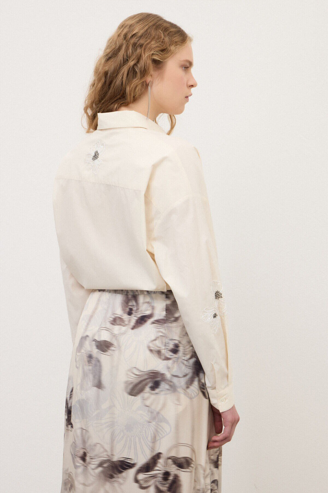 Camicia Over con Paillettes