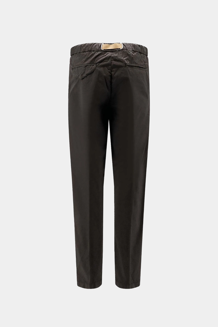 Pantaloni con Laccio in Popeline