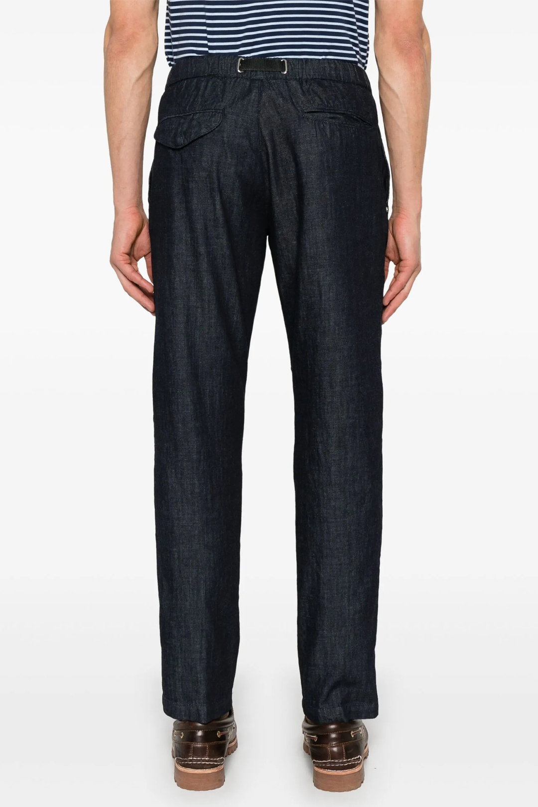 Pantaloni con Laccio in Denim
