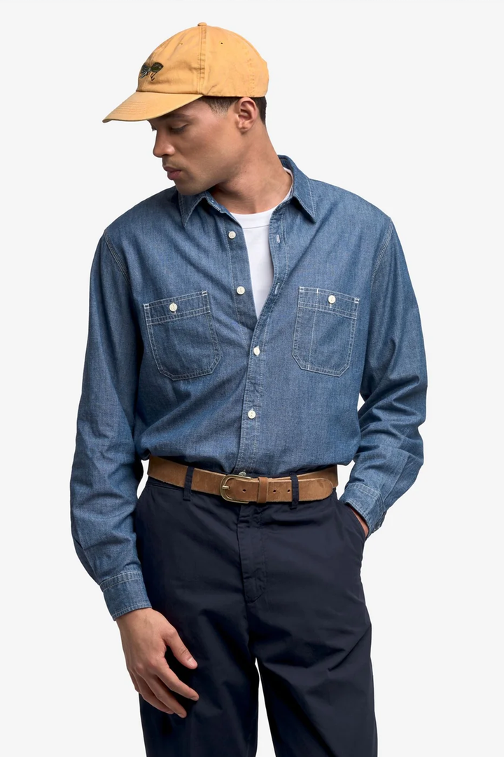 Camicia in Chambray Sheetbend