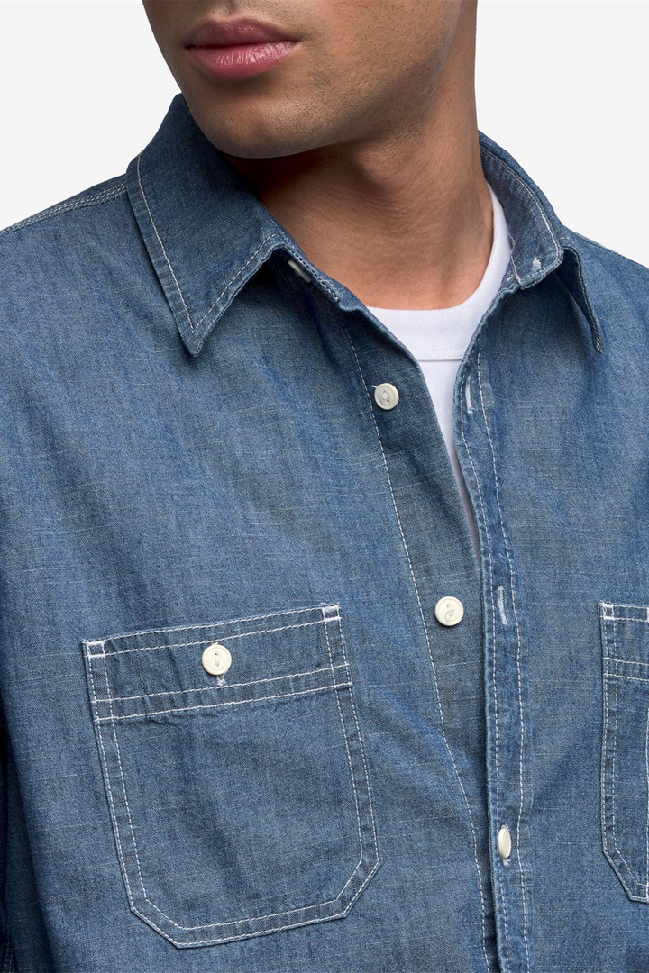 Camicia in Chambray Sheetbend
