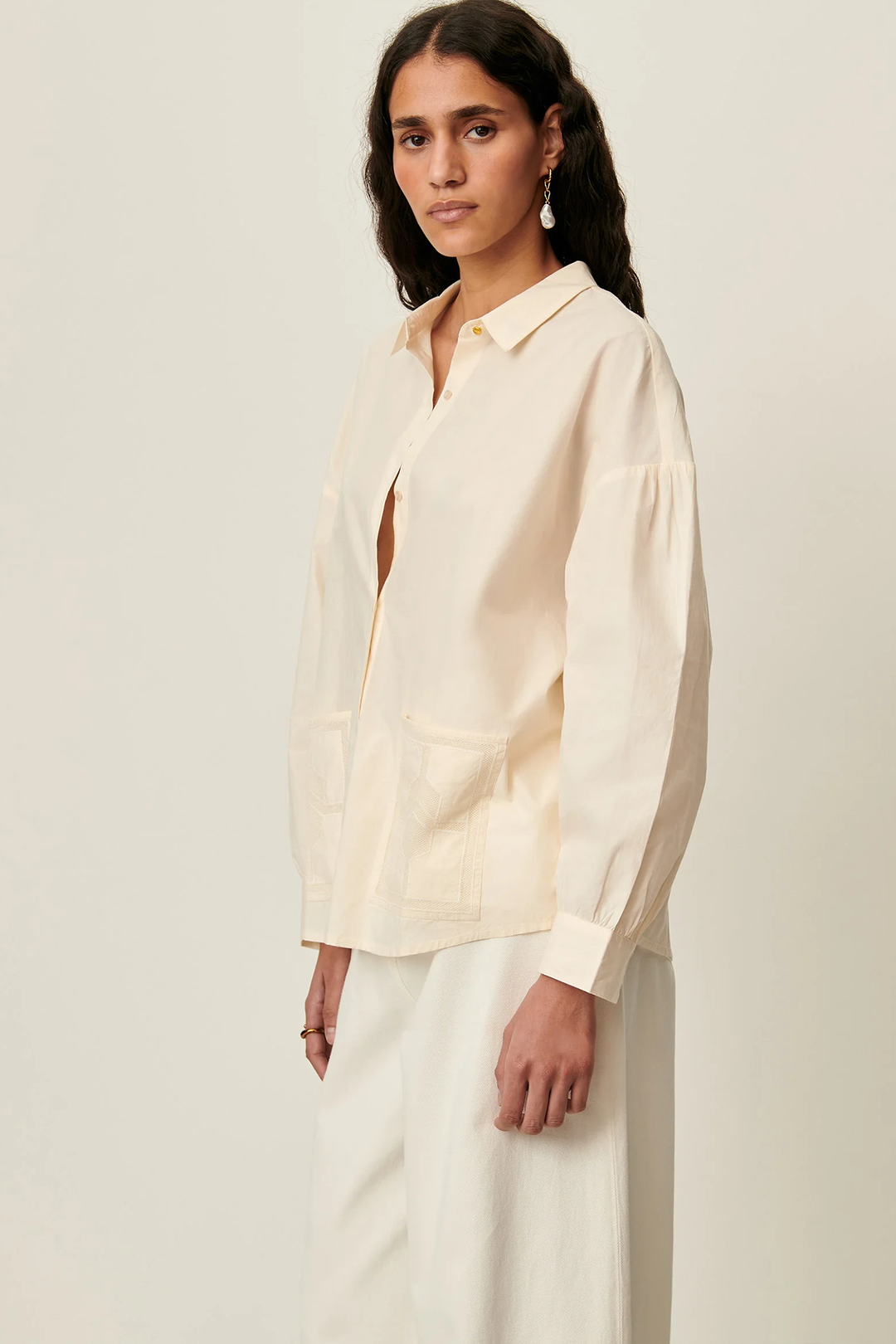 Camicia Cut Out Flores