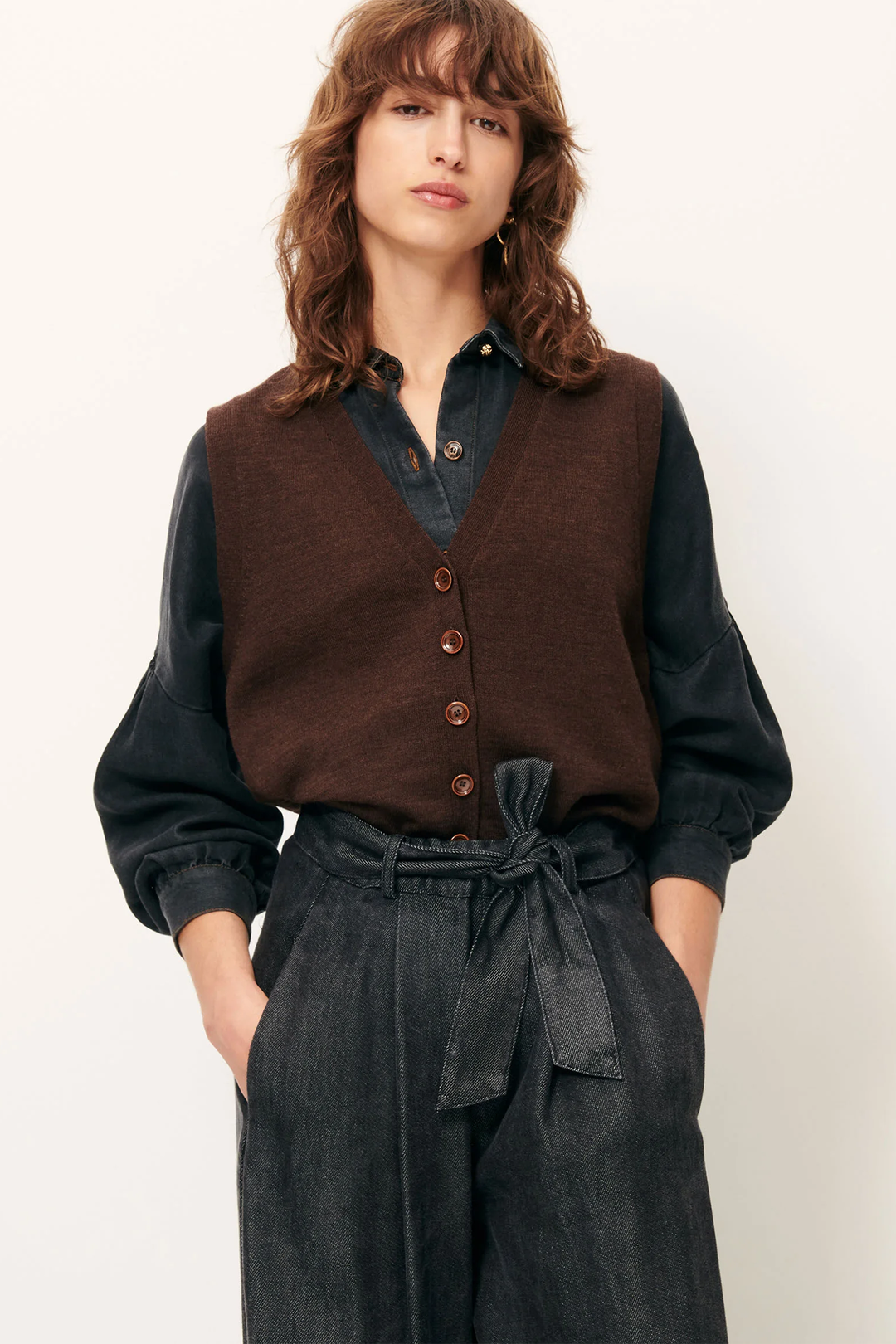 Gilet con Bottoni Giancarlo