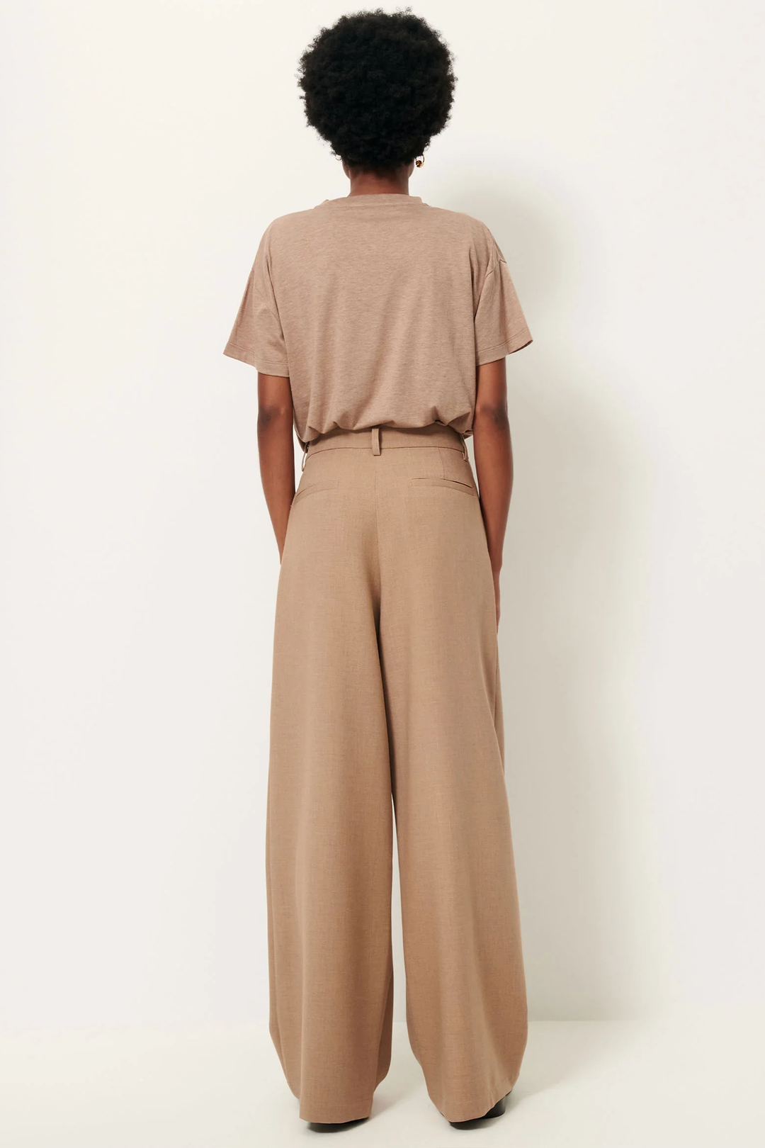 Pantaloni Ampi con Pences Provenco