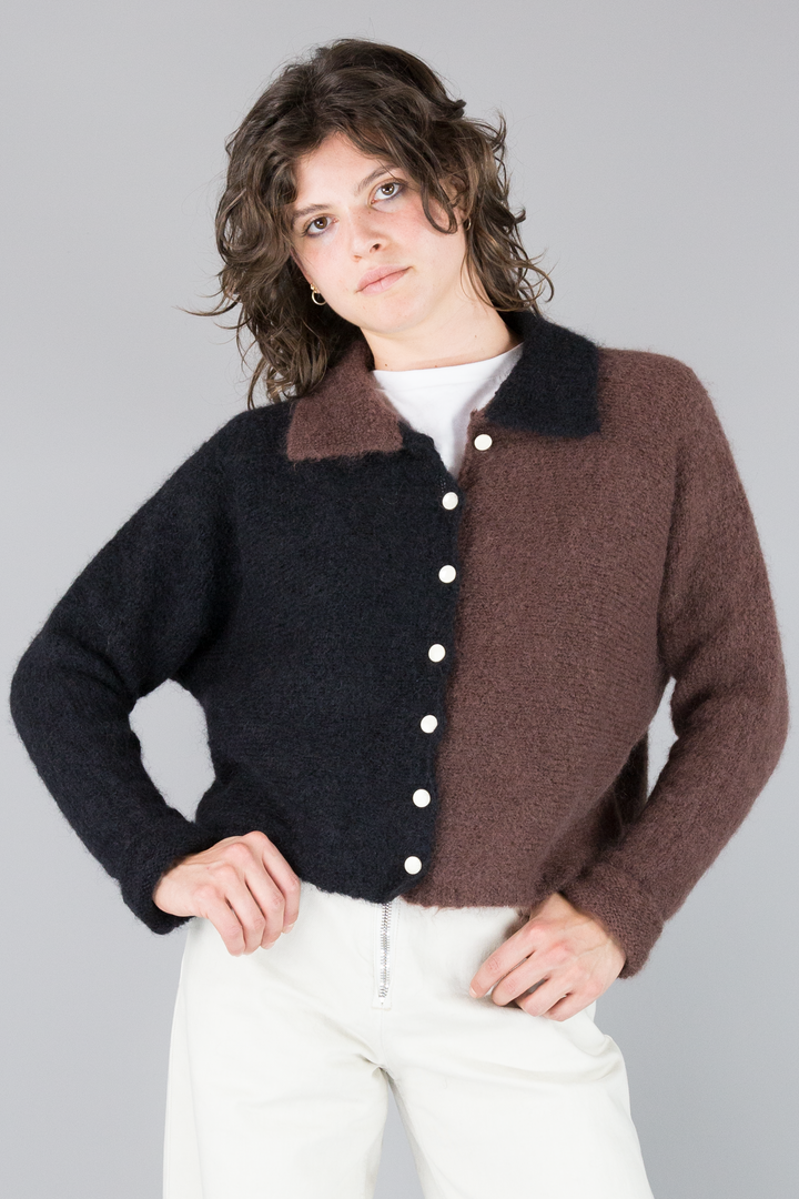 Cardigan Boxy Mohair