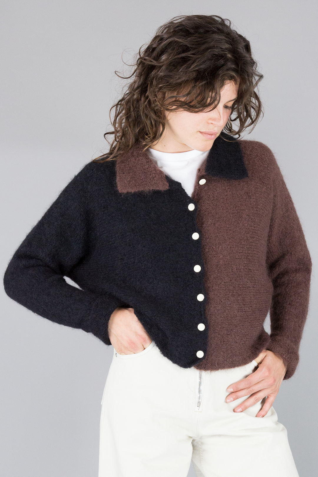 Cardigan Boxy Mohair