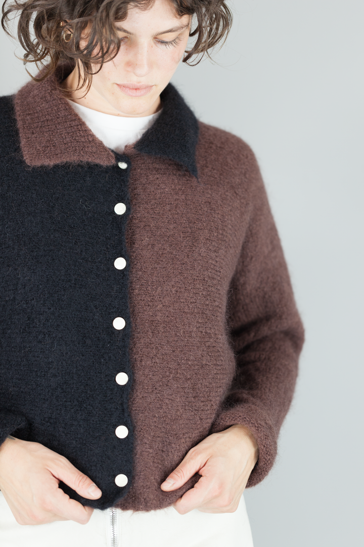 Cardigan Boxy Mohair