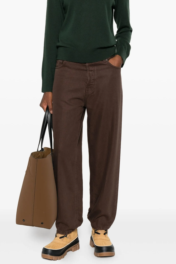 Pantaloni Crop Betty Soft Ecru