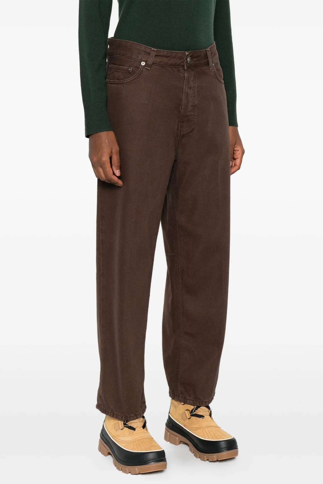 Pantaloni Crop Betty Soft Ecru