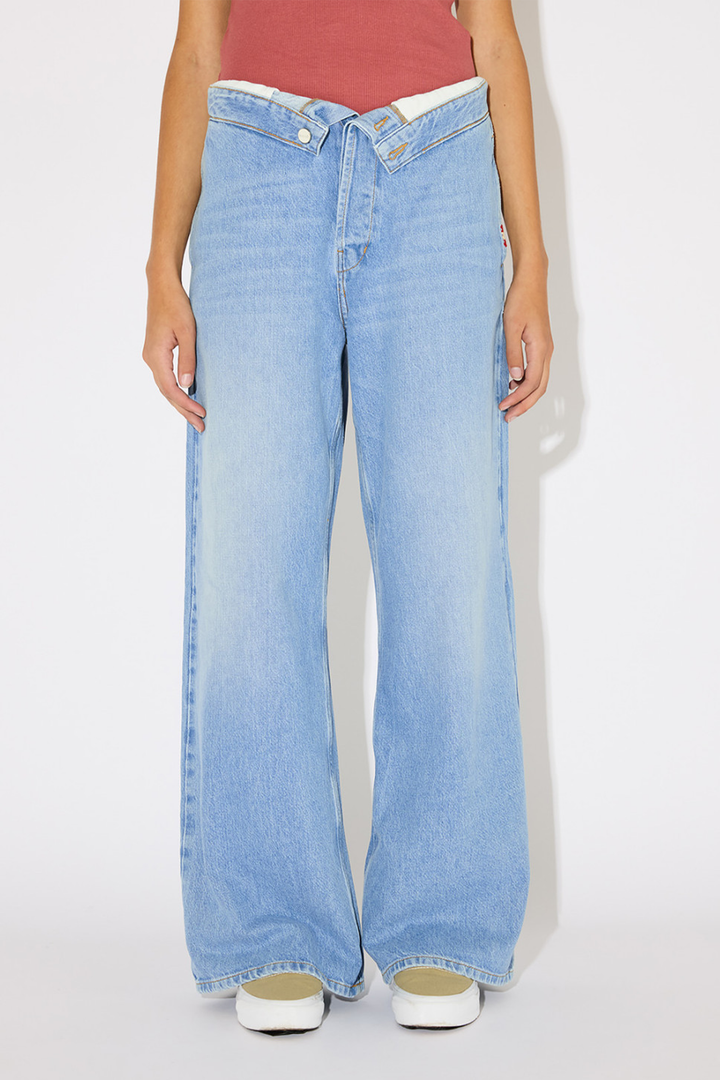 Jeans Wide Roll Up Light