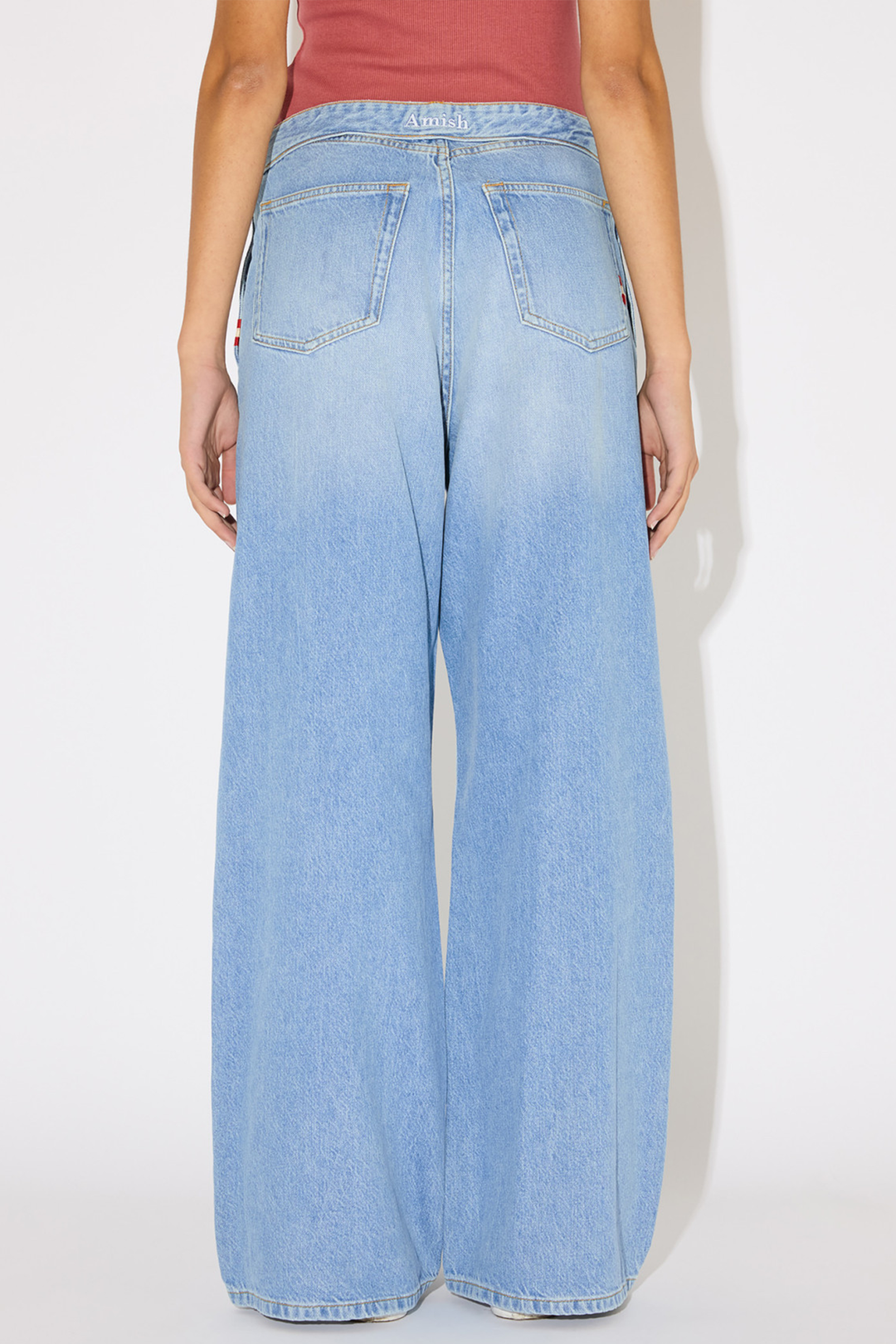 Jeans Wide Roll Up Light