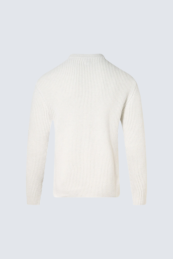 Maglia Girocollo Fleece a Coste