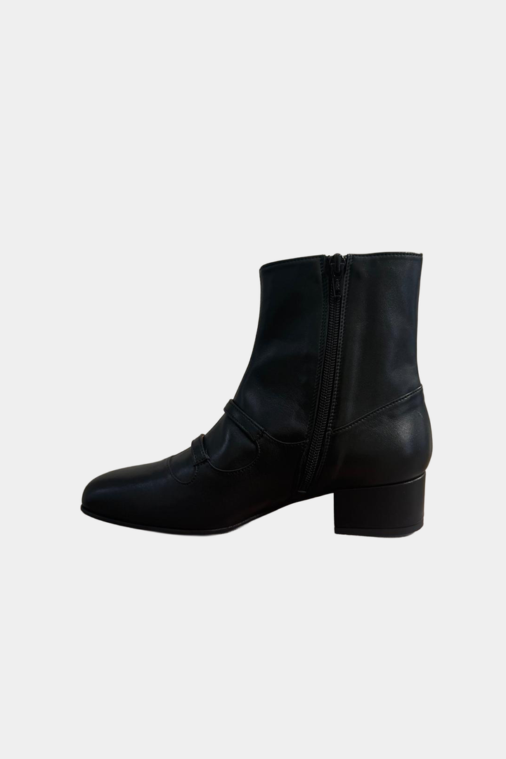 Tronchetto Doppia Fibbia Rosa