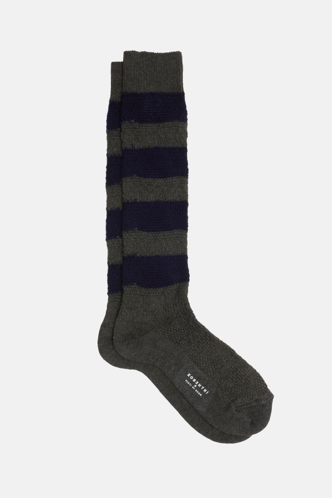 in_the_box_calzini_link_stripes_green